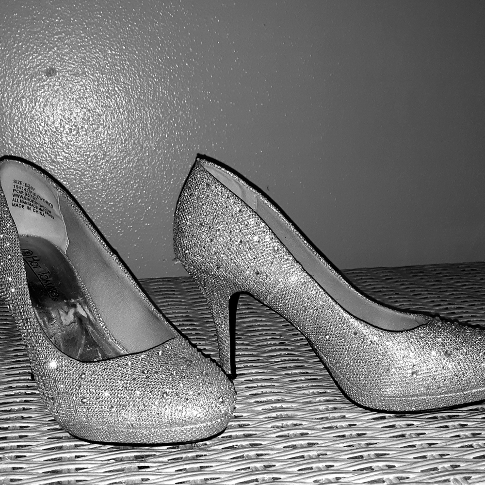 Diamond inspired heels